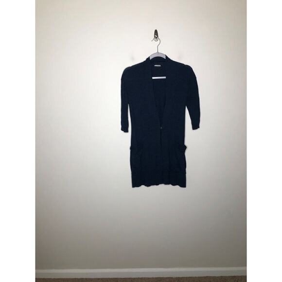 Akris Punto Wool Cardigan Sweater Womens Size 10 Pockets Snap Closure *Holes* - Picture 3 of 16